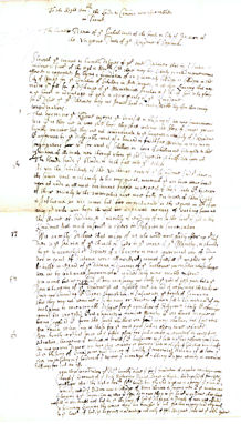 Petition for a University of York, 1647